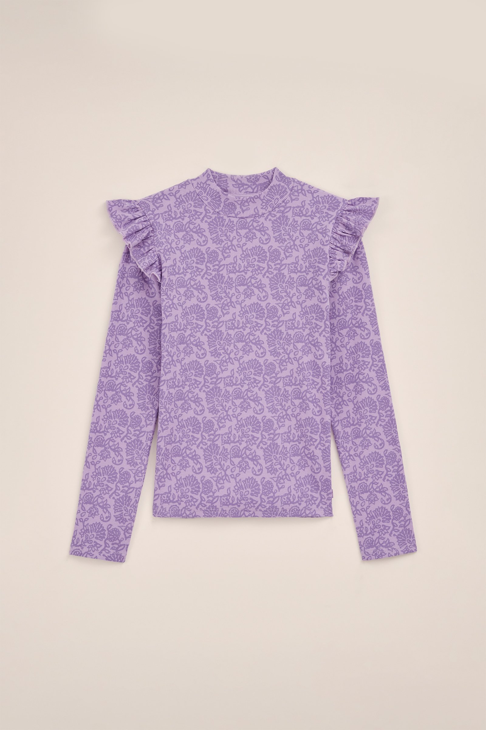 Meisjes T-shirt met dessin WE Fashion Lila