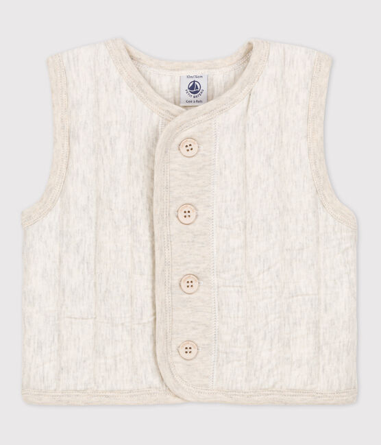 Veste bébé sans manche en tubique matelassé