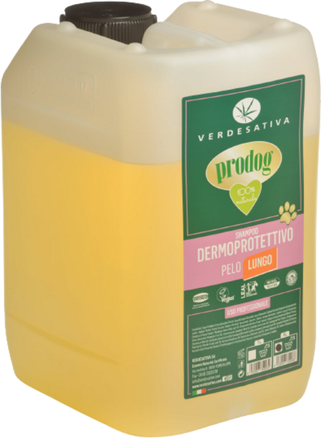 VERDESATIVA  prodog Hundeshampoo langes Fell, 5 l