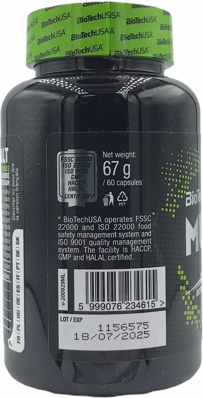 Biotech USA MultiSalt 60 cápsulas