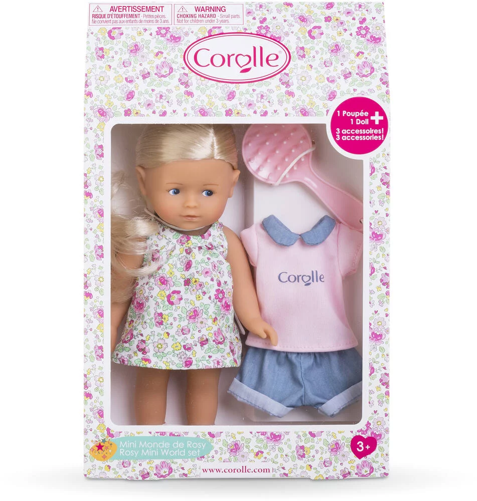 POUPEE COFFRET MINI MONDE DE ROSY 20 CM - COROLLE MES MINI COROLLINES