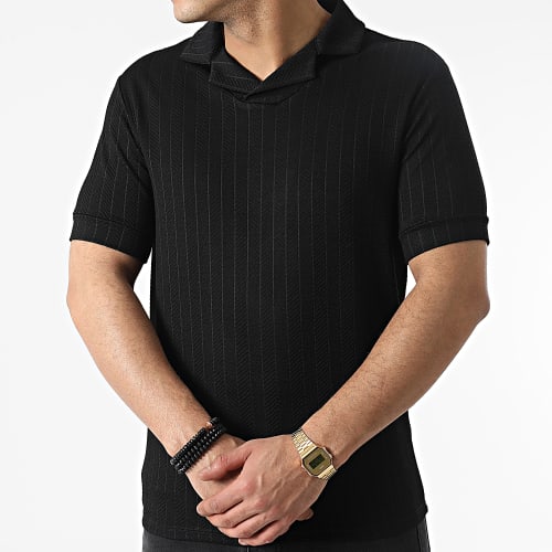 Polo Manches Courtes UY794 Noir