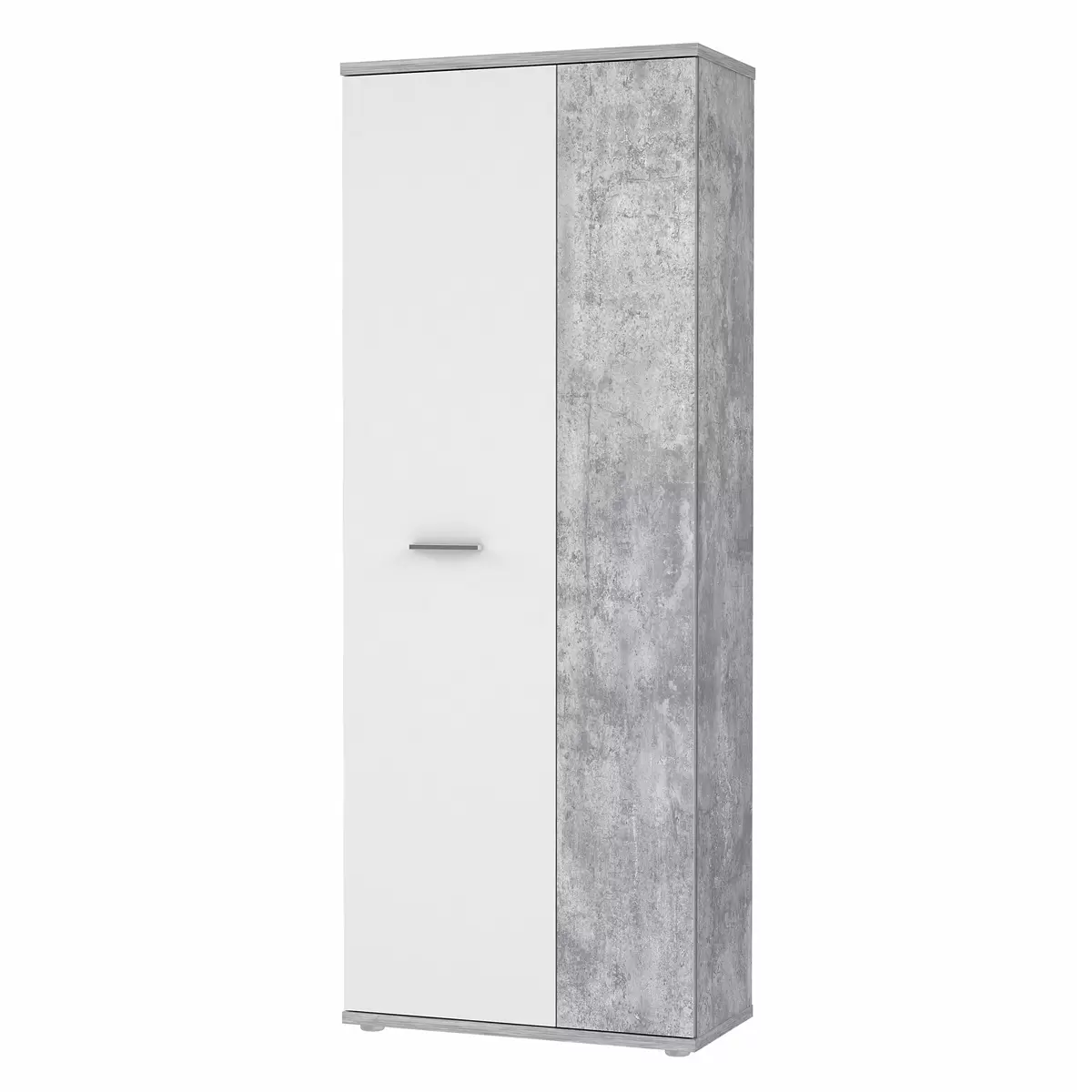Mehrzweickschrank Net 106 Betonoptik,weiss