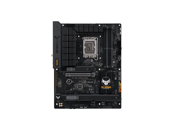 ASUS TUF GAMING B760-PLUS WIFI D4 - Bundkort - ATX - LGA1700 sokkel - B760 Chipset - USB 3.2 Gen 1, USB 3.2 Gen 2, USB-C 3.2 Gen 2x2 - 2.5 Gigabit LAN, Wi-Fi 6, Bluetooth - onboard grafik (CPU påkrævet) - HD Audio (8-kanaler)