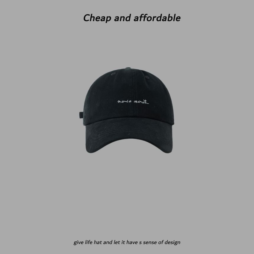 Alpha Kiss - Baseballpet met geborduurde letters