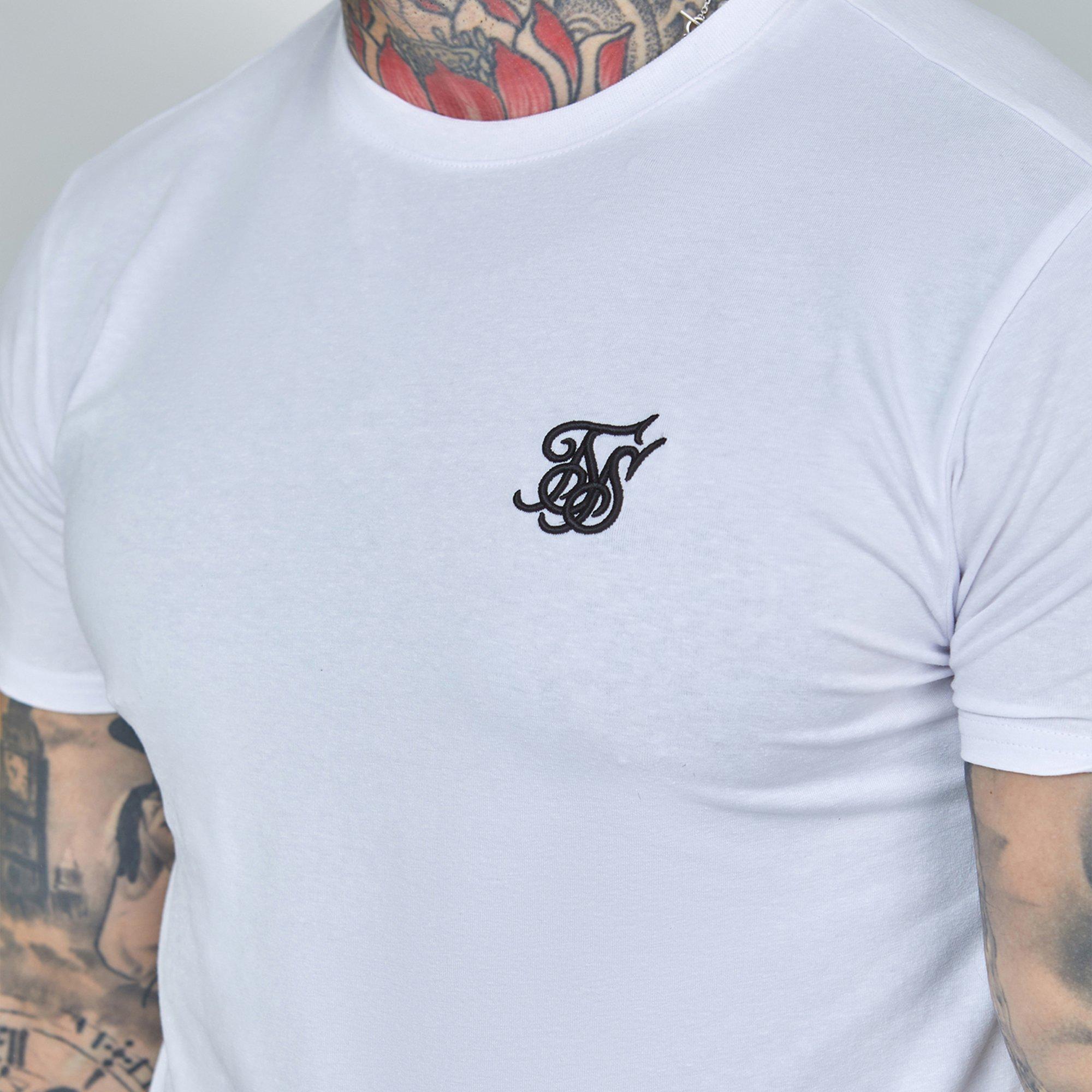 SikSilk Essentials T Shirt Mens
