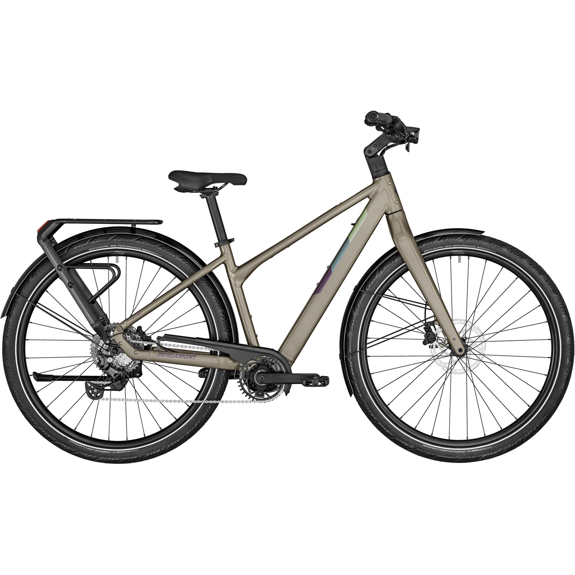 Bergamont E-Vitess Sport Lady Urban E-Bike taupe brown