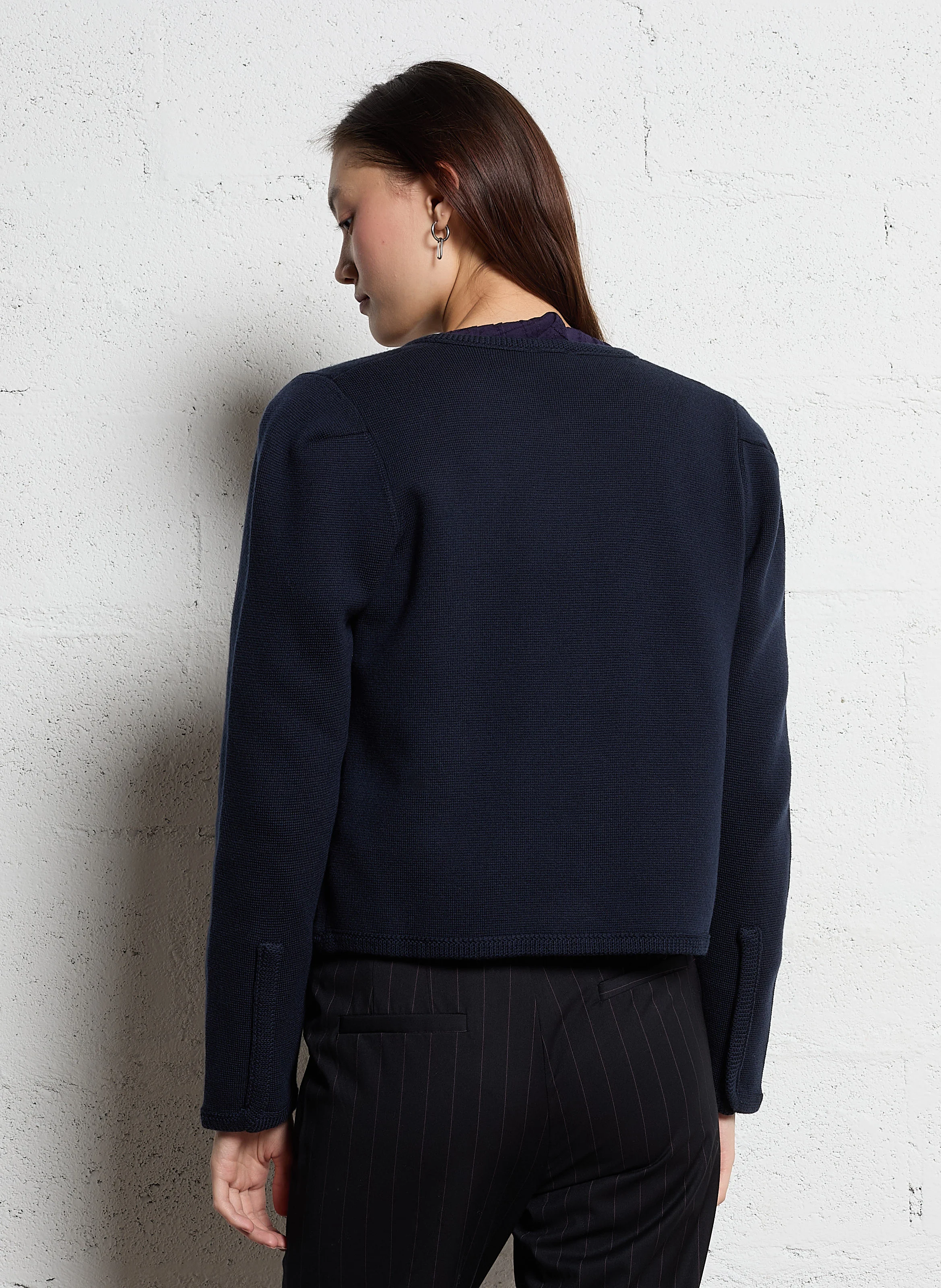 MICHOU - Gilet court| Bleu