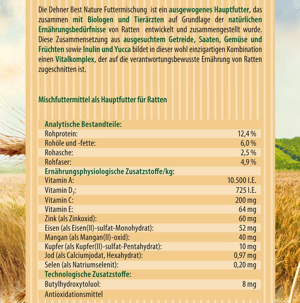 Dehner Best Nature Rattenfutter, 2 kg