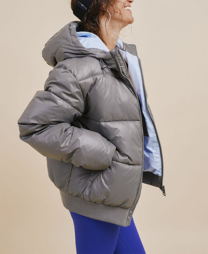 Cartel Copenhagen Polar Puffer Short - Slate Grå