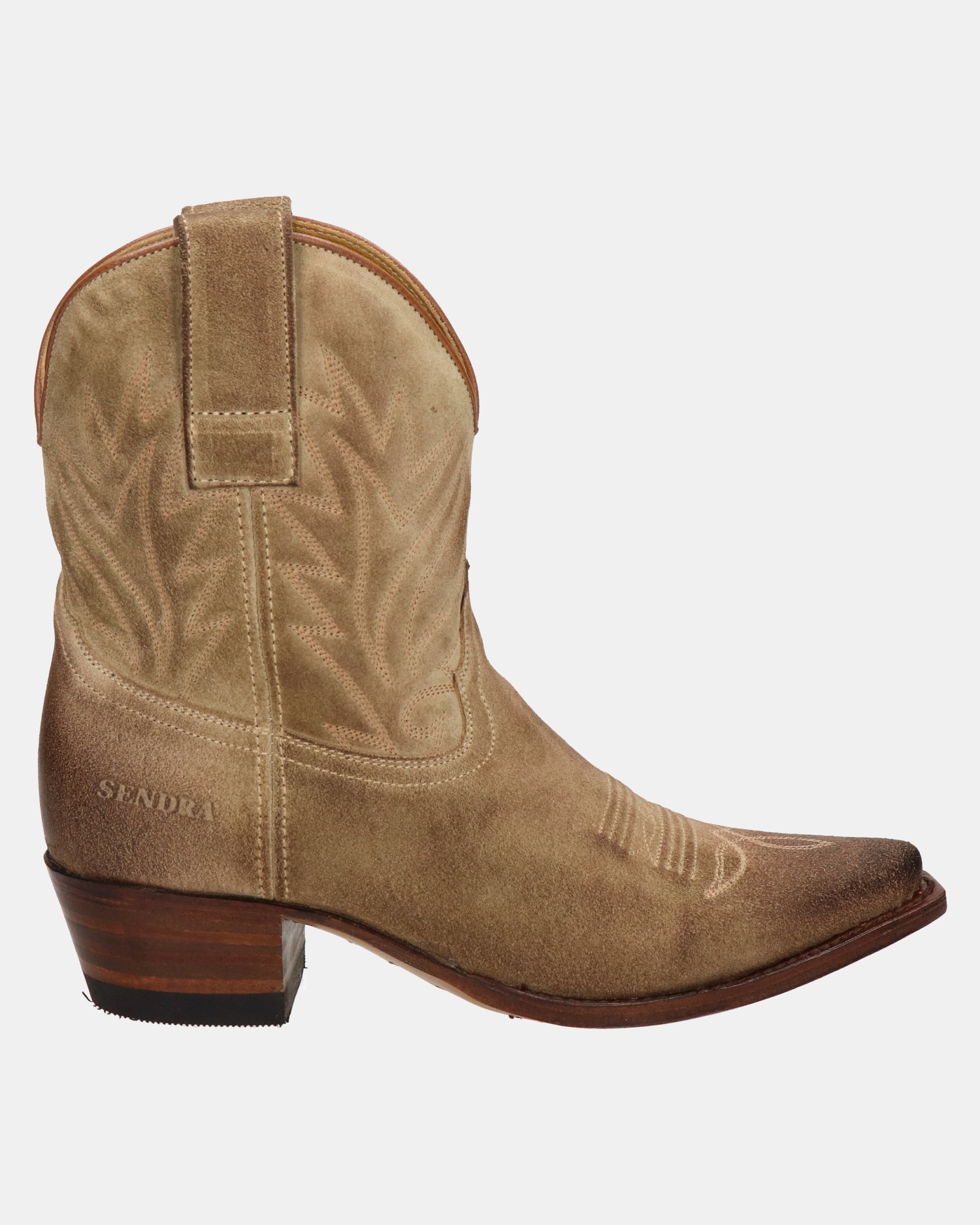Sendra 16954 Berdy Enkellaarsjes  - beige