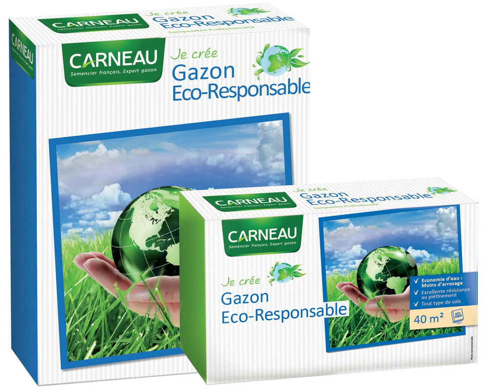 Gazon à semer éco-responsable 2,5 kg / 100 m²