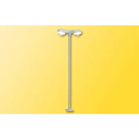 Viessmann Straßenleuchte modern doppelt, LED weiß