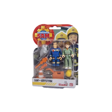Simba Feuerwehrmann Sam Figuren Doppelpack V, 1 Packung, 4-fach sortiert
