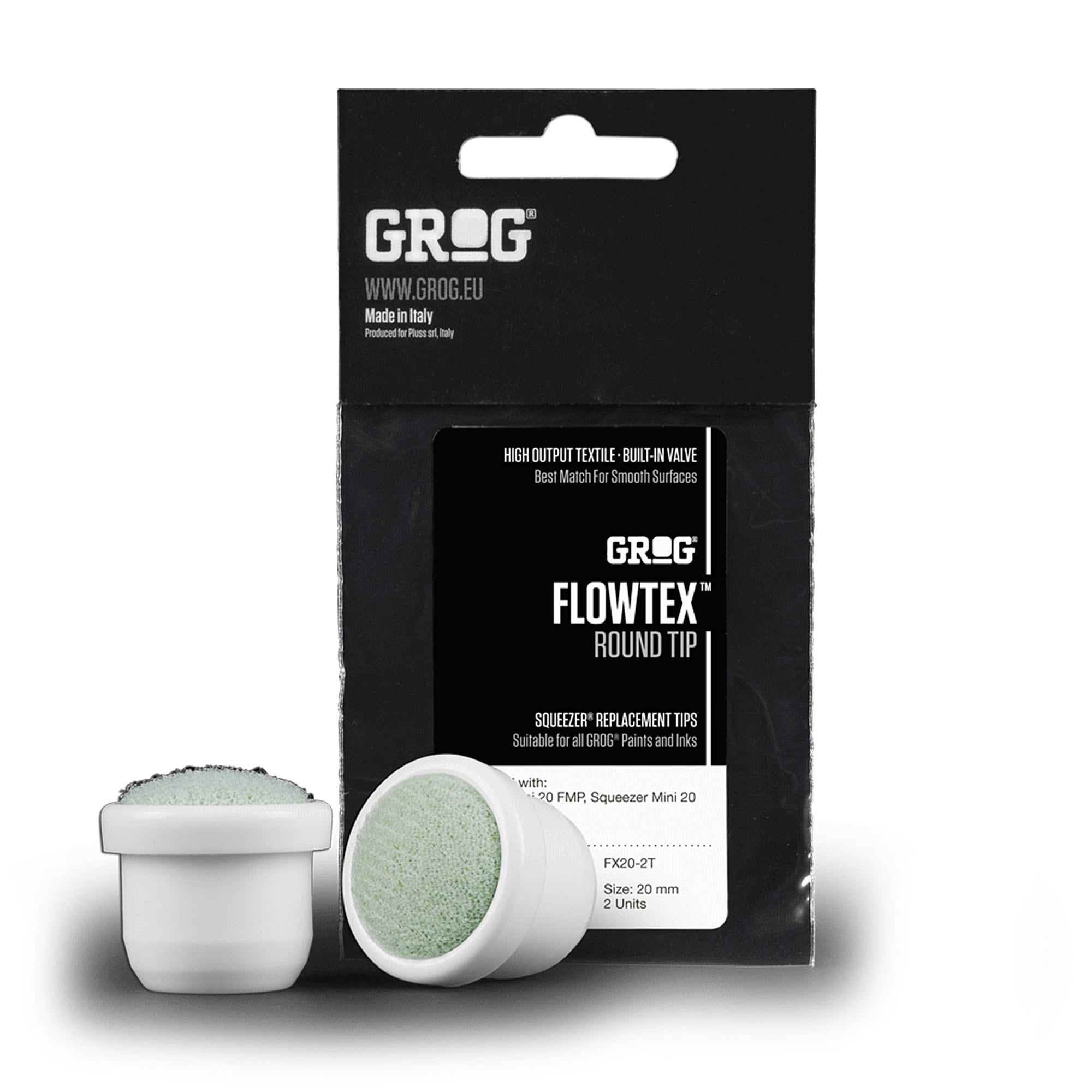 Grog<br>Flowtex Tip 20 mm - 2 pcs