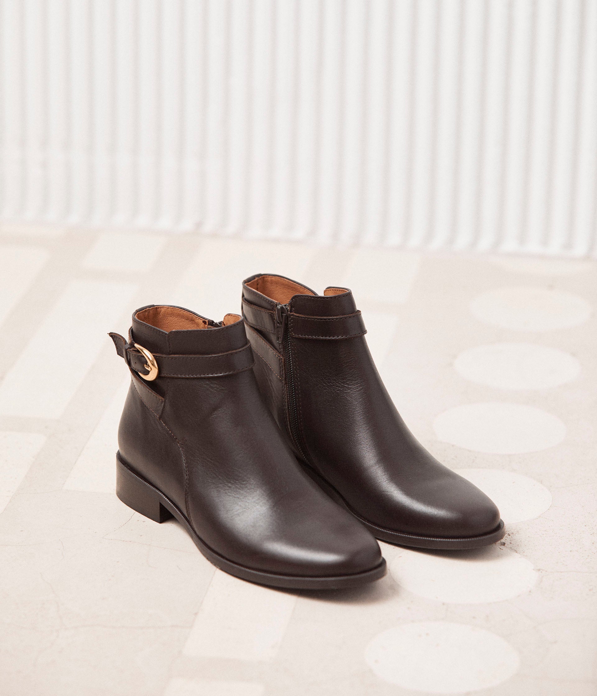 Bottines plates Simone