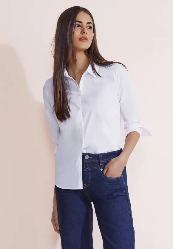 Business Hemdbluse - White