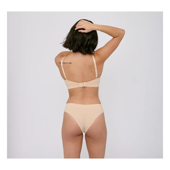 Organic Basics Lot de 2 Culottes Coton Bio Hipster | Beige Nude