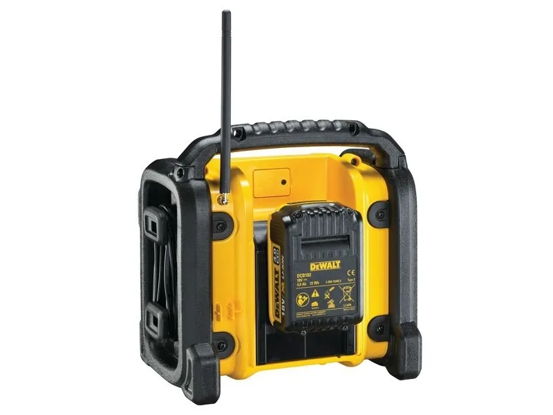 DeWALT DCR020-QW, Bærbar, Digital, DAB, FM, LED, Grøn, Sort, Gul
