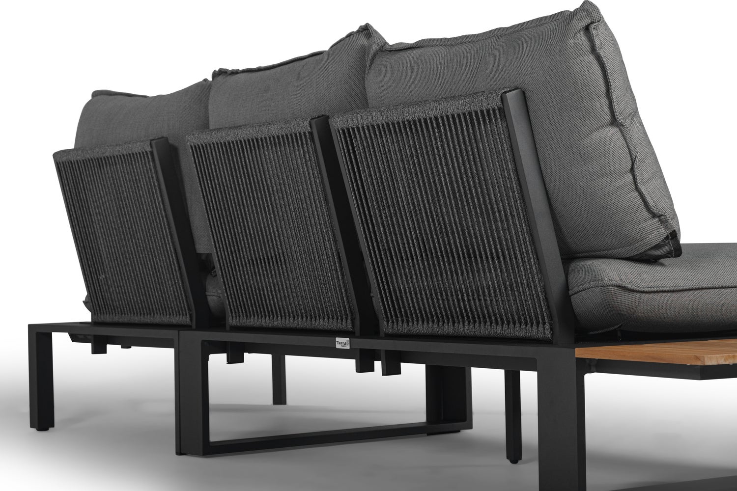 Tierra Outdoor 5-zits loungeset Dawson naturel / antraciet