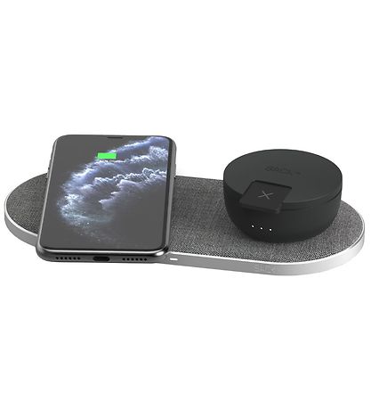 SACKit Oplader - CHARGEit Dual Dock - Wireless - Grå
