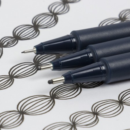Schneider Pictus 8er Etui Fineliner - schwarz