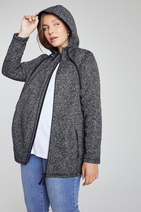 Bellieva-Sweatjacke, herausnehmbarer Einsatz