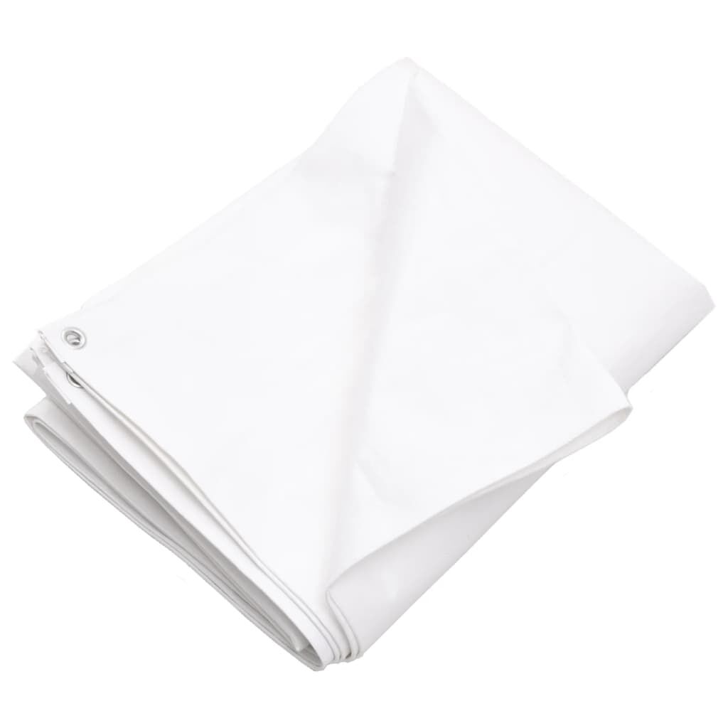 vidaXL Afdekzeil, 260 g/m², 2x3 m, wit, HDPE