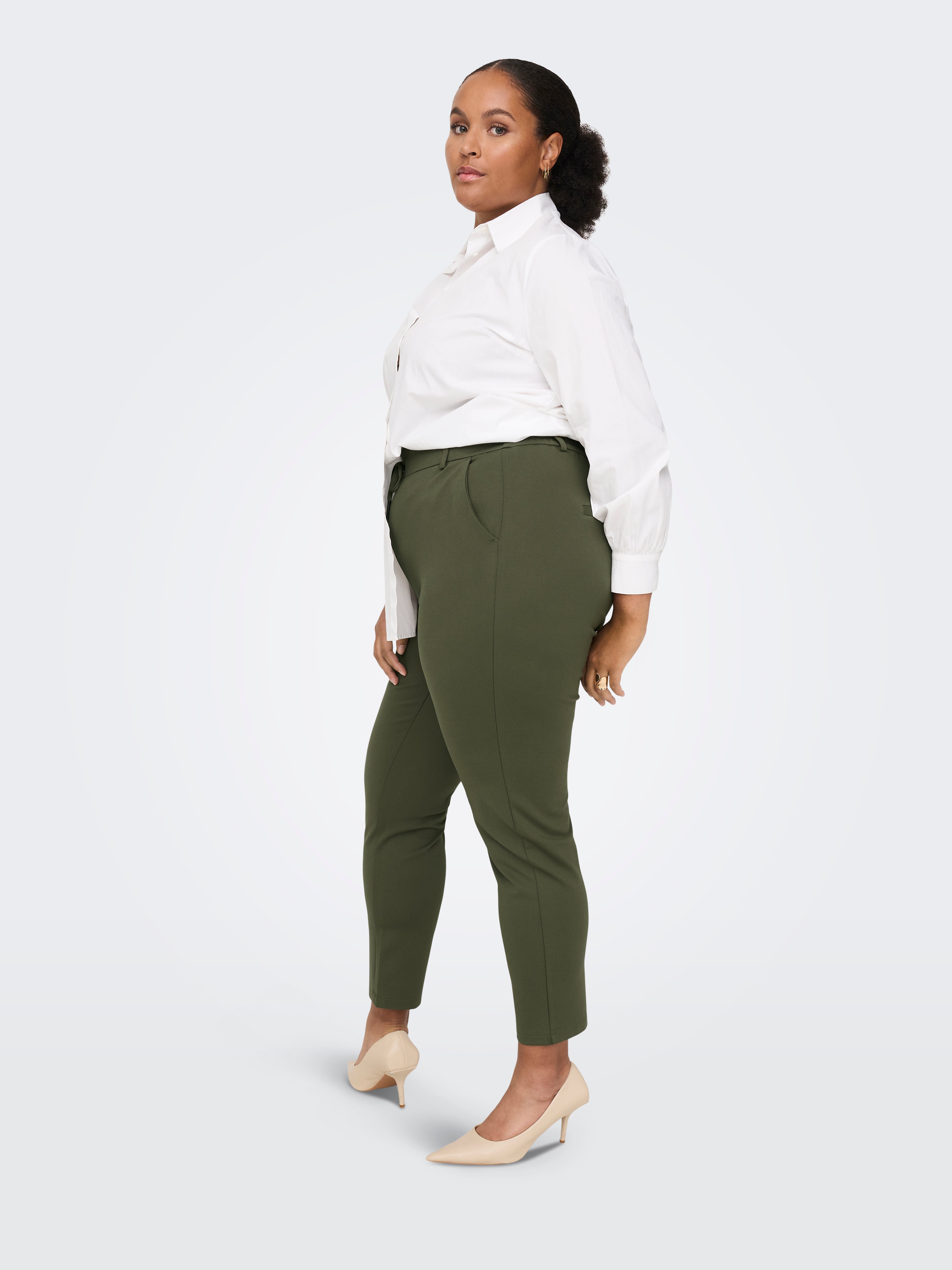 CARGOLDTRASH Mittlere Taille Normal geschnitten Hose Peat
