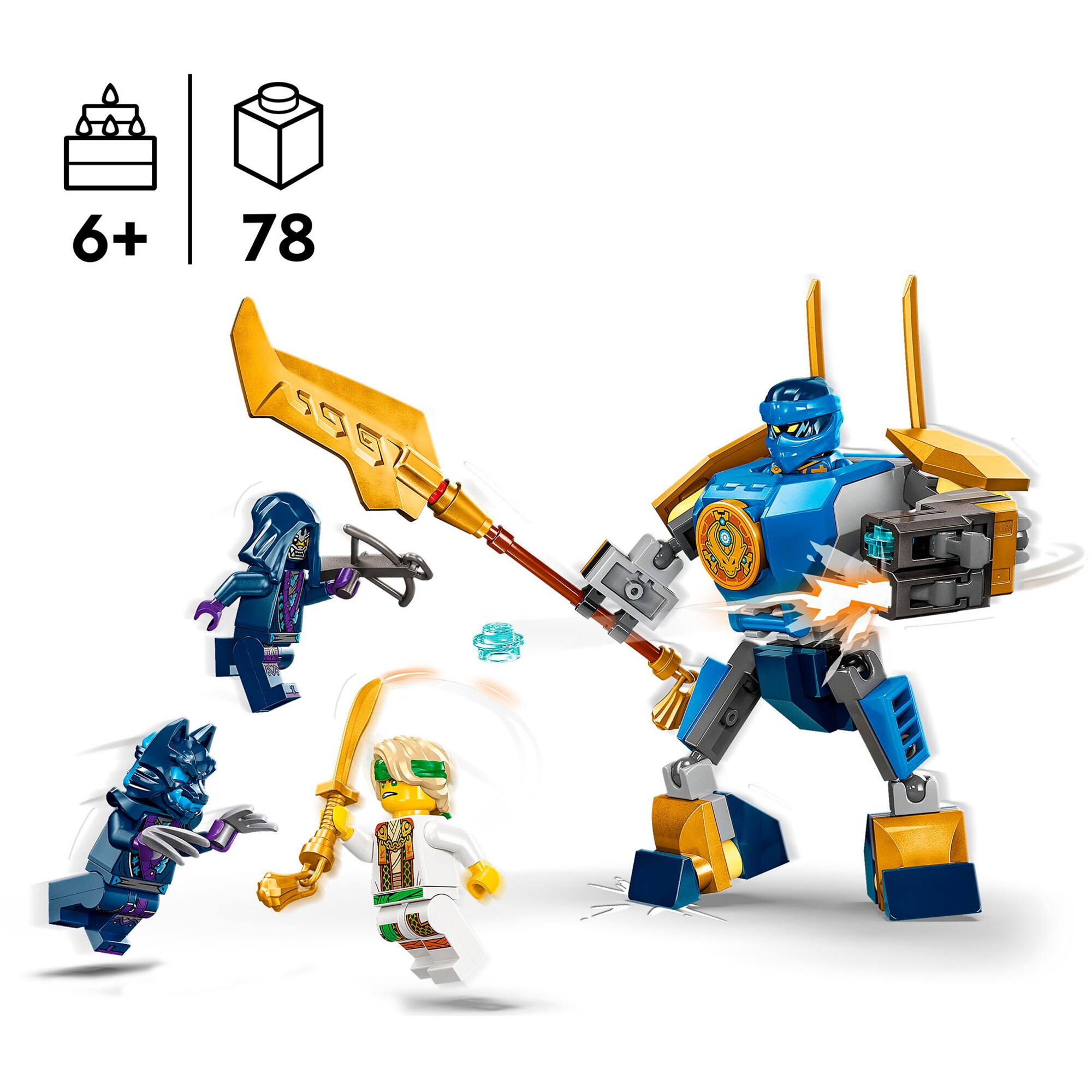 LEGO Konstruktionsspielzeug Ninjago Jays Battle Mech