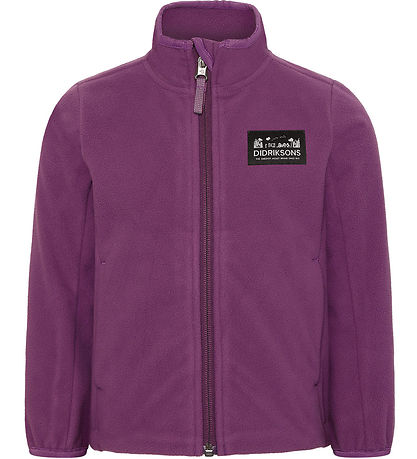 Didriksons Fleecejacke - Muskatnuss - Grape