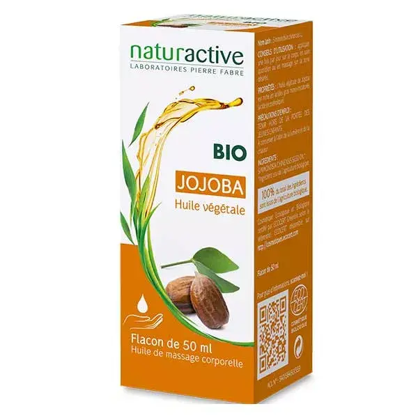 Óleo Vegetal de Jojoba Orgânico Naturaactive 50ml