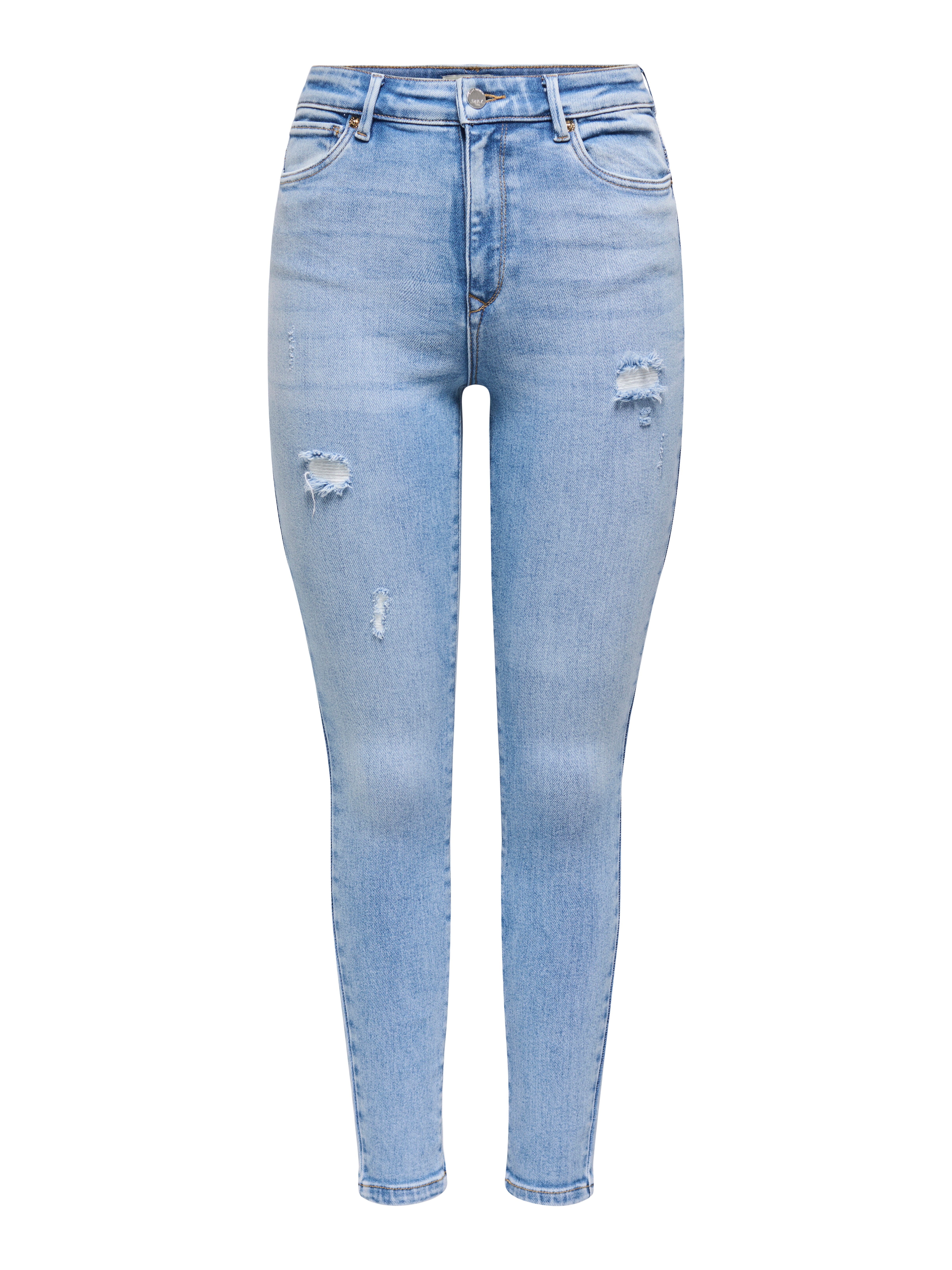 ONLMILA Hohe Taille Skinny Fit Jeans Light Blue Denim