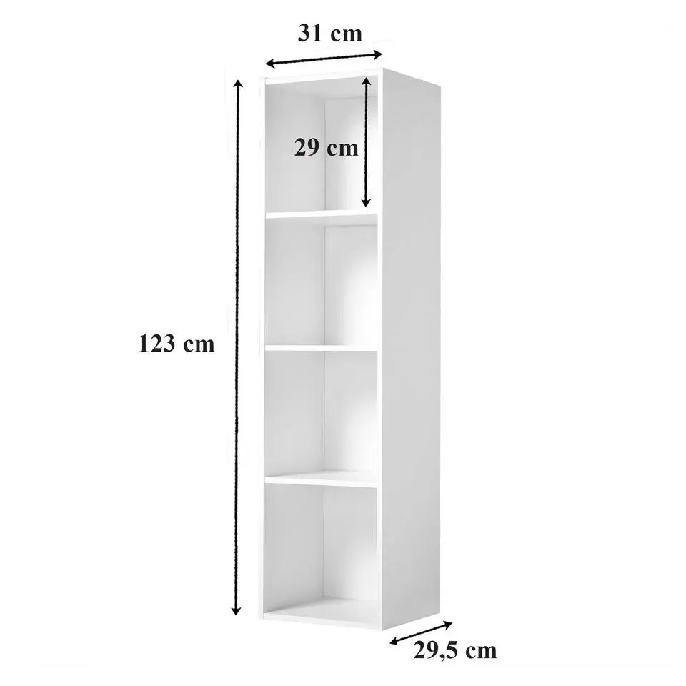 CALICOSY - Meubel - Wit - 122.5x31.1x