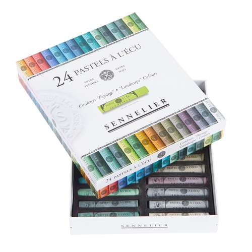 SENNELIER PASTELS À L'ÉCU Künstler-Pastellkreiden, Karton-Etuis