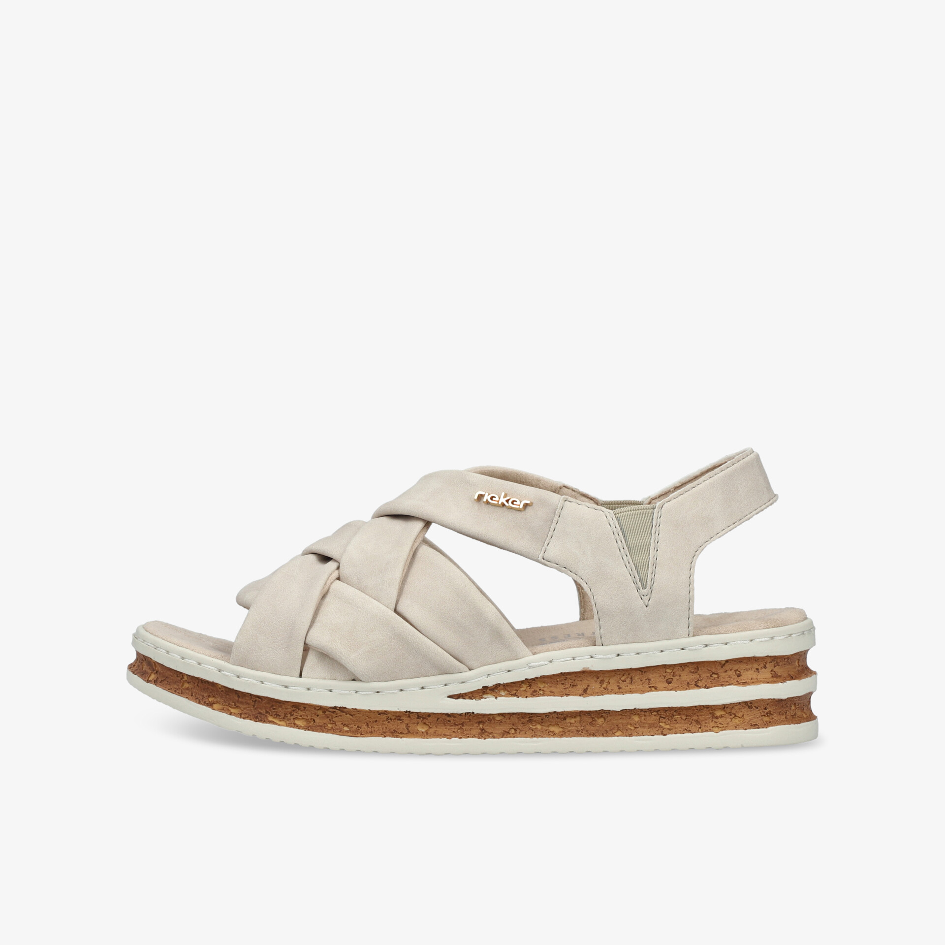 rieker Damen Sandalen beige