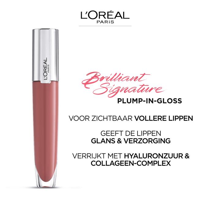L'Oréal Paris Glow Paradise Balm in Gloss 404 Roze Assert Lipgloss 7 ML