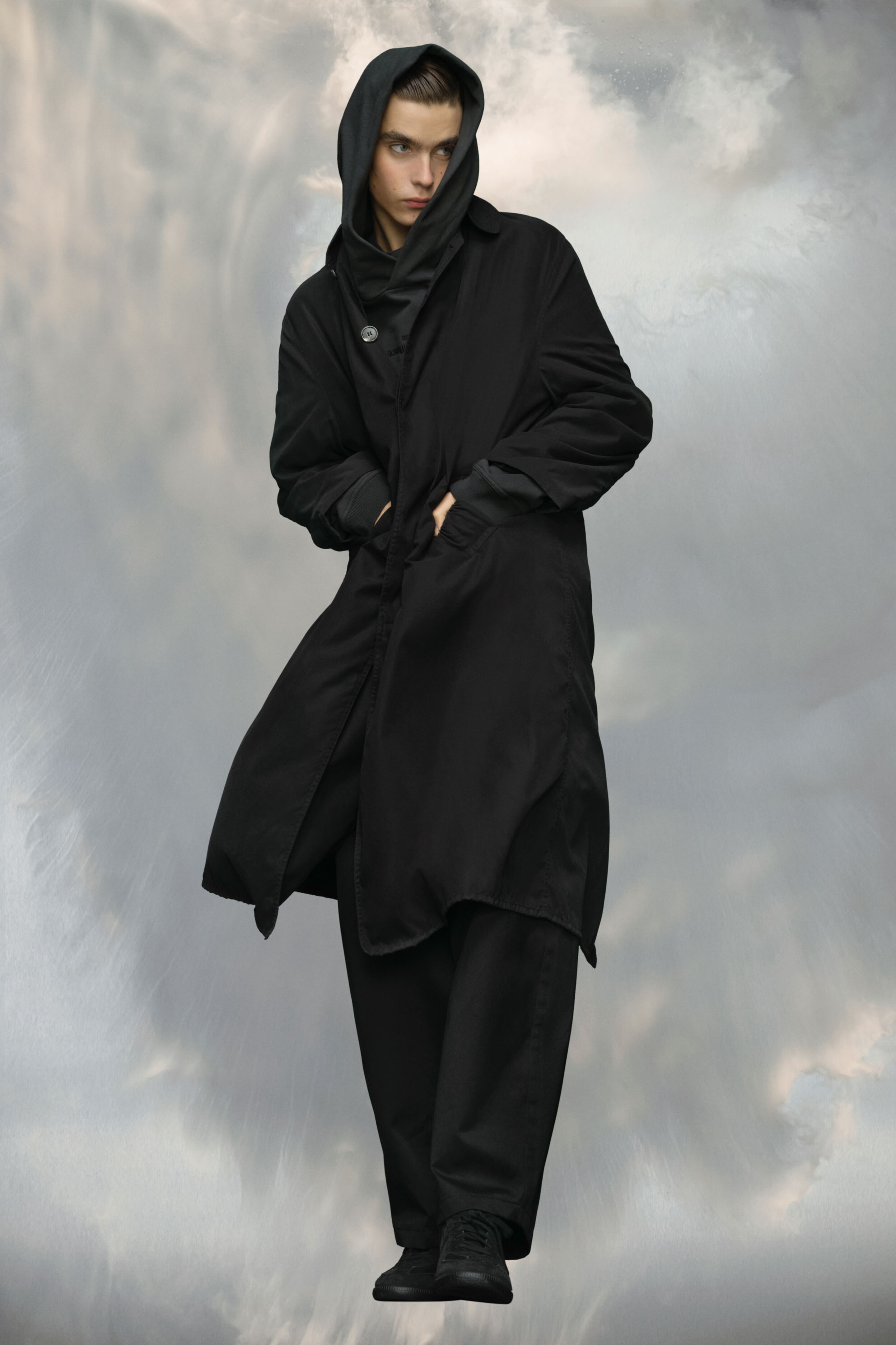 Trench-coat Noir
