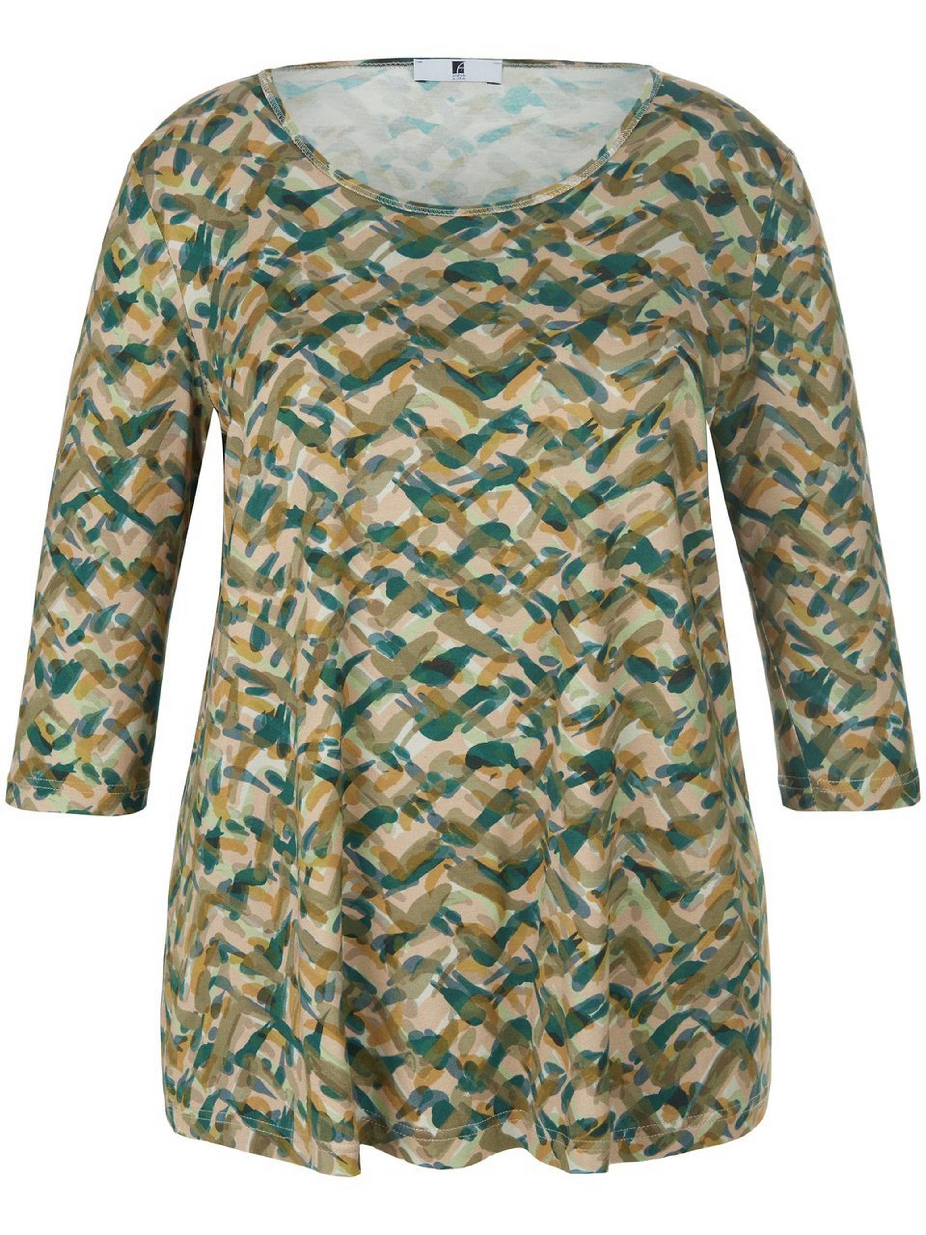 Rundhals-Shirt mit 3/4-Arm
