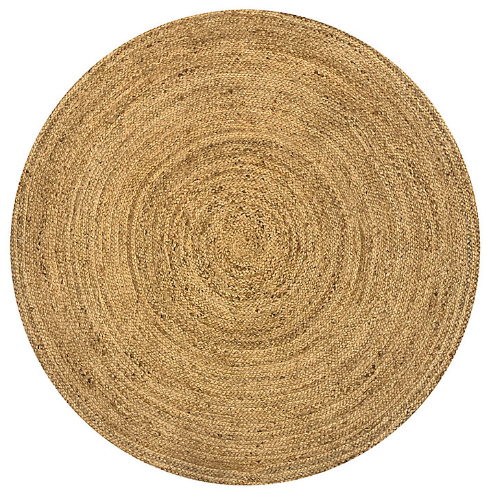 Tapis rond naturel Surabaya Ø90cm