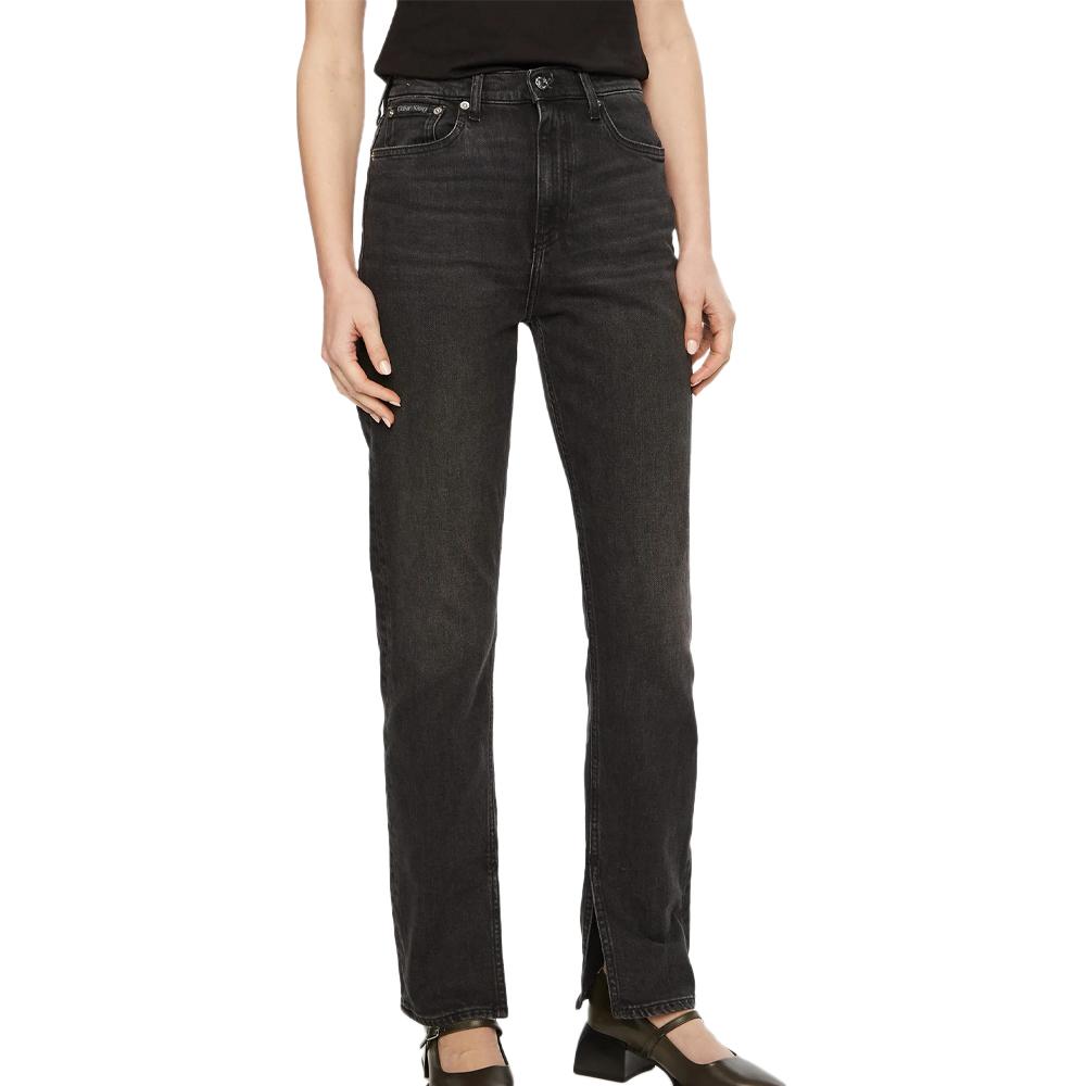Calvin Klein Jeans Jean Slim Gris Femme Calvin Klein Jeans Authentic