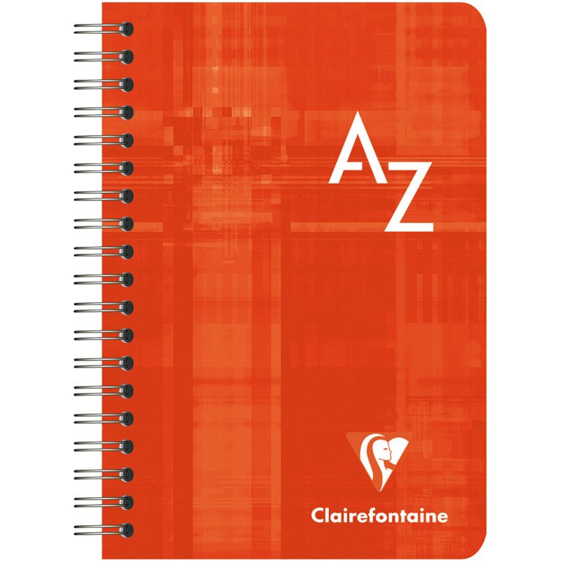 Répertoire Alphabétique spirale Clairefontaine Metric 9,5 x 14 cm 100 pages
