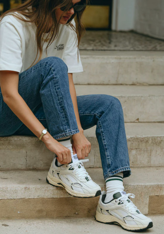 Mercer Sneaker The Re-Run Nappa Off White