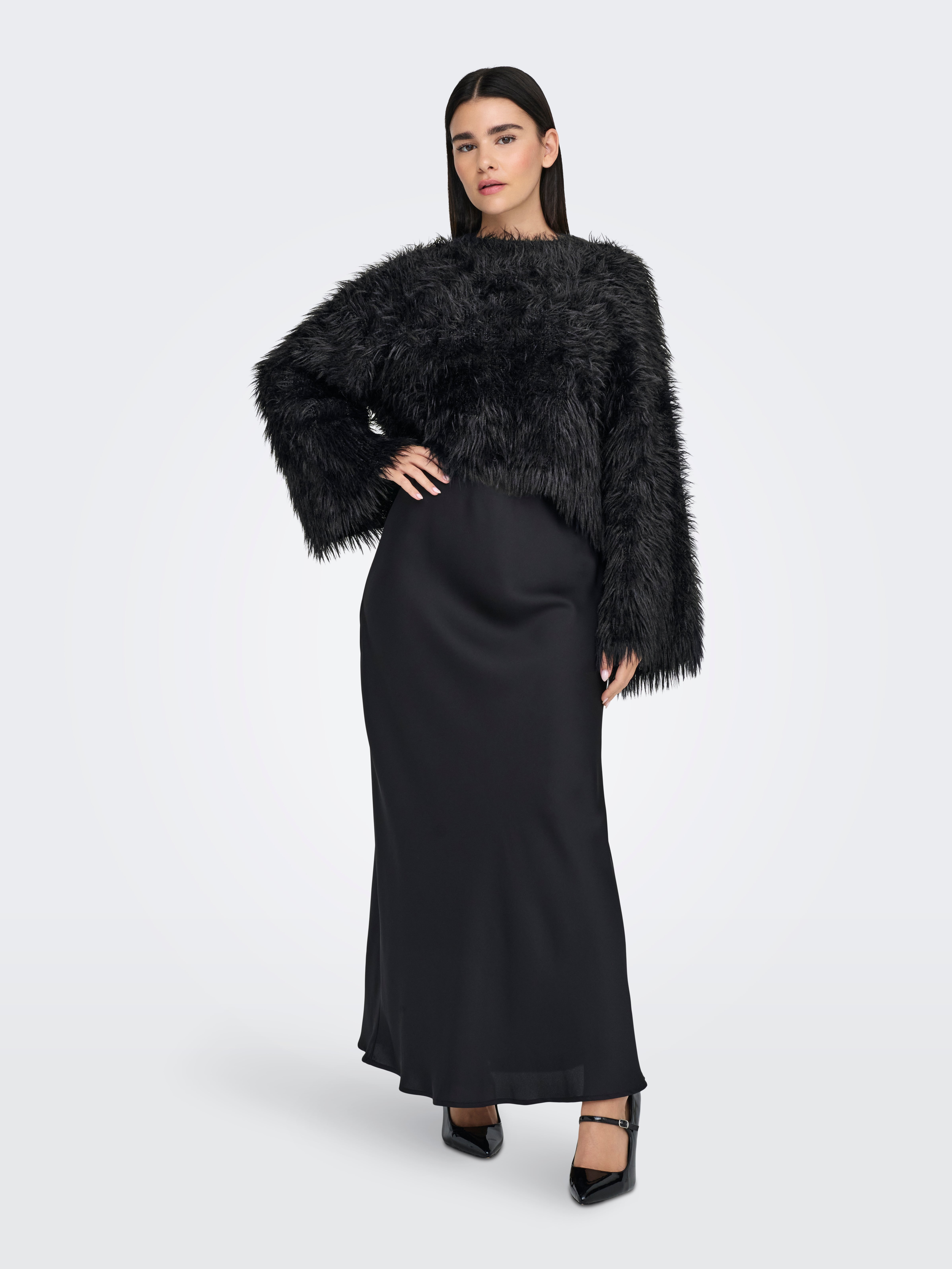 ONLFIONA Strickpullover Black