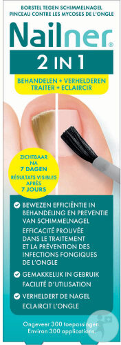 Nailner Pinceau 2 En 1 Anti-Mycose Des Ongles 5ml
