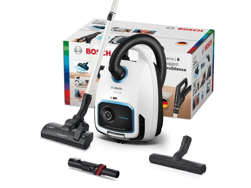 Bosch Serie | 6 BGB6SIL1 ProSilence - Støvsuger - beholder - pose - hvid