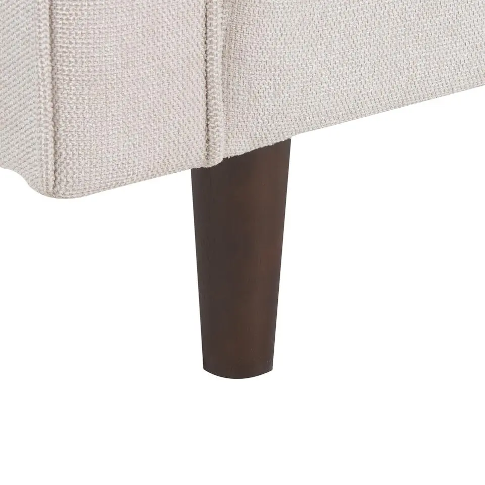 NURMO - Fauteuil - Beige - Polyester