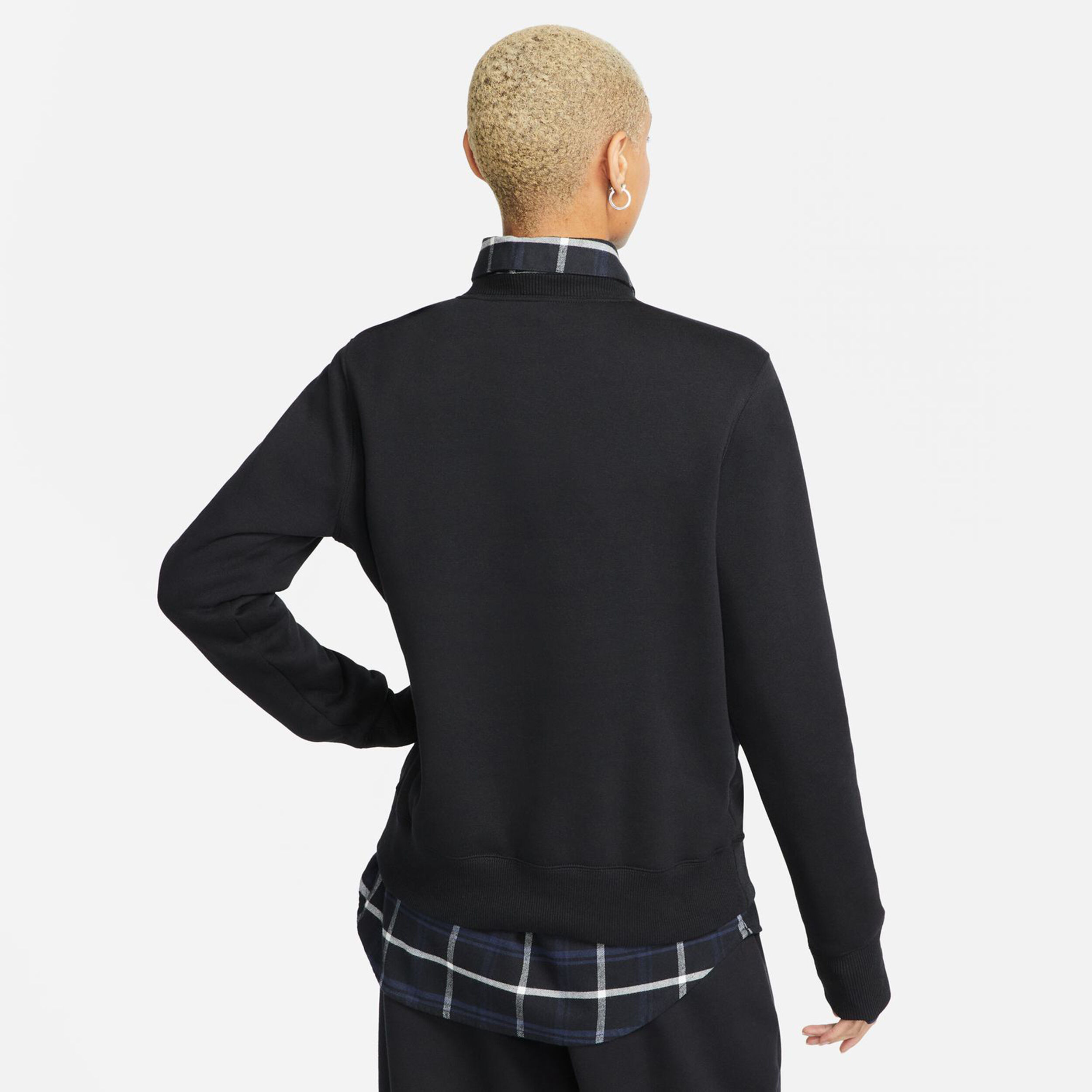 Nike PHNX Fleece STD Crew Sweat-shirt Femmes - Noir