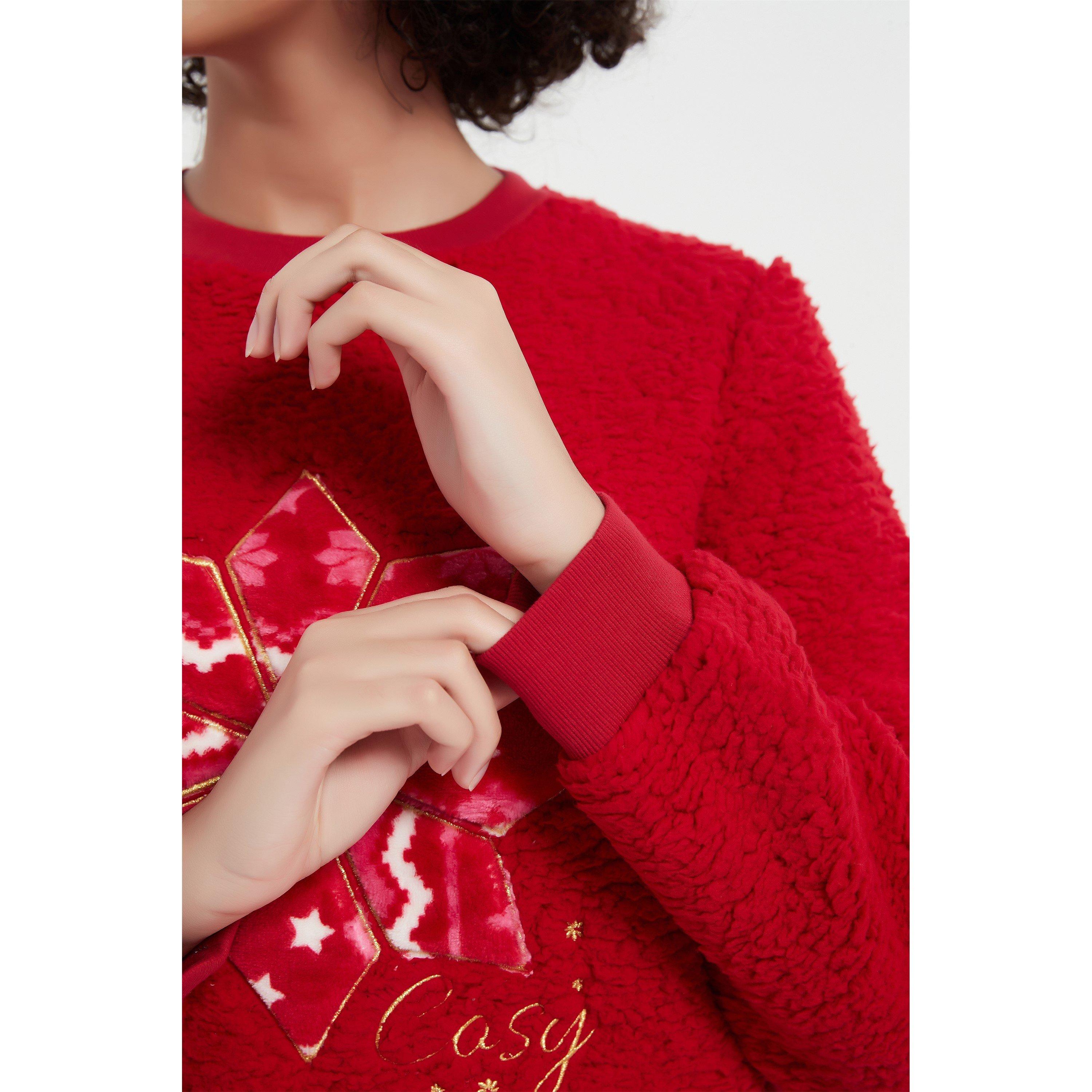 Linea Ladies Cosy Pyjama and Hot Water Bottle Gift Set
