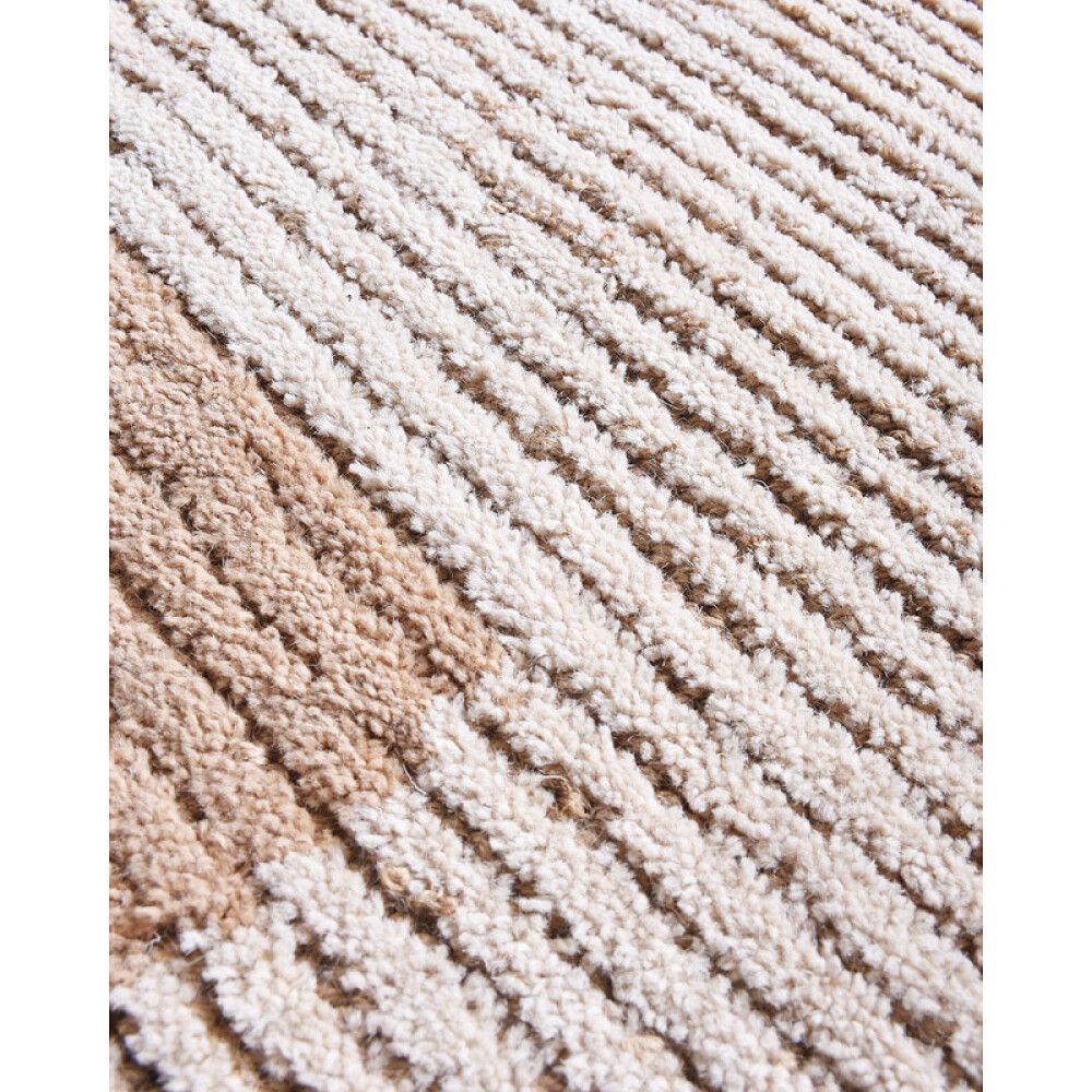 GULVTEPPE HAZELBURY ULL/JUTE160X230CM BRUN